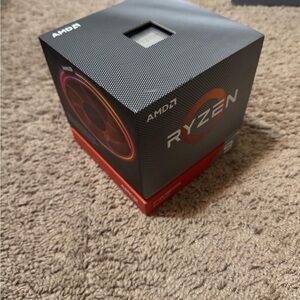 AMD Ryzen Packaging with Black and Red Accents